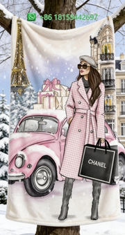Chanel Throw Blankets